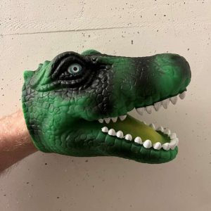 Hånddukke, dinosaur