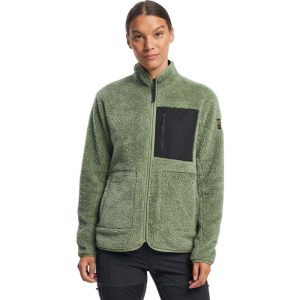 Tenson Thermal Pile zip jkt W green