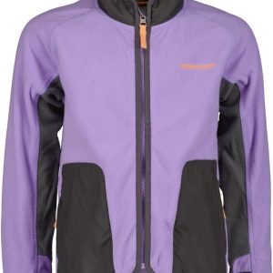 Didriksons Ljung kids fullzip purple
