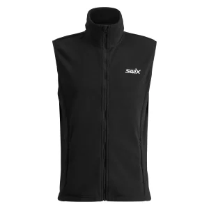 Swix track fleece vest M Black