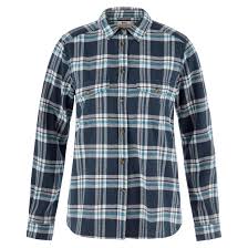 Fjällräven Övik heavy flannel shirt W navy