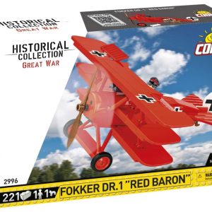 Cobi 2996 Fokker DR.I Red Baron – 221 deler
