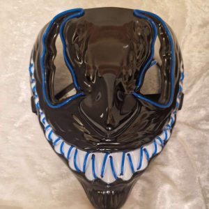 Smilende Led maske, Blå
