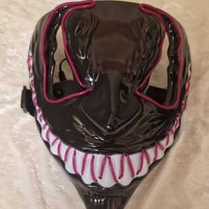 Smilende Led maske, Lilla