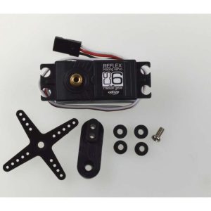 SERVO CS-6 WATERPROOF LOW PROF. MET. GEAR 6KG