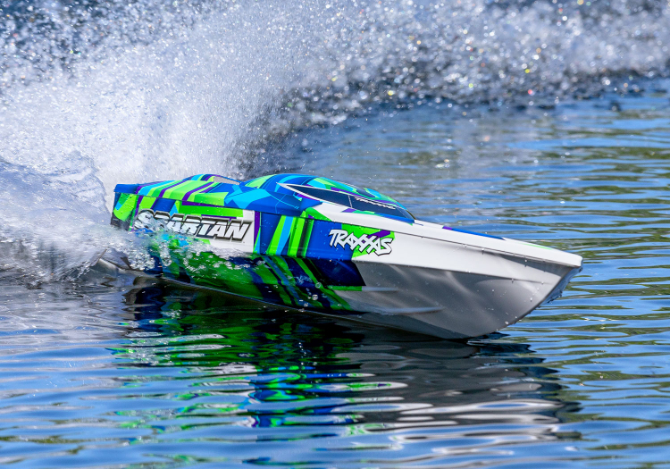 Traxxas: Spartan BL TQi TSM – w/o Battery & Charger Green* - Image 9